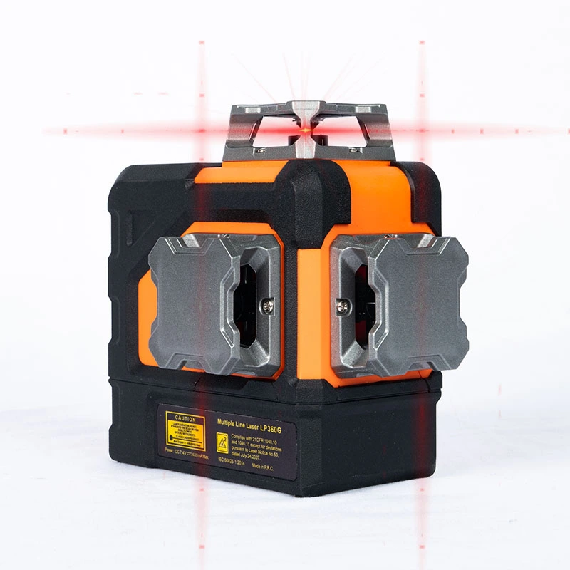 3D super fel rood laseriveau